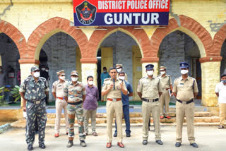 guntur rural sp appriciate to police staff