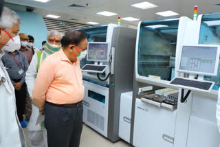 robot operated smart lab is an added attraction of aiims  which can conduct 2 lakh test per day