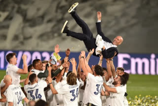 Real madrid wins La liga for the 34th time in the history