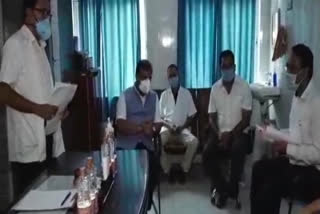 Health Minister Dr. Himanta Bishwa Sharma at Bhogeshwari Phukanni Civil Hospital, Nagaon