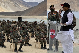 India not a weak country, no power in the world can touch even an inch of its land:Rajnath in Ladakh