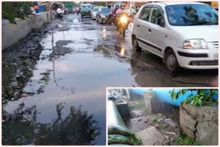 water wasting due to carelessness of delhi jal board uttam nagar