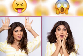 Shilpa Shetty Recreates Every Emotion with Funny Expressions on World Emoji Day