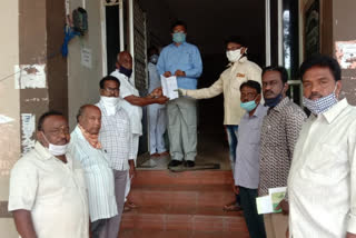 social avtivists given letter to anakapalle rdo on mining issue in visakha district
