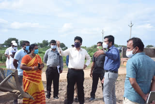 sanagareddy collector Sudden tour in district