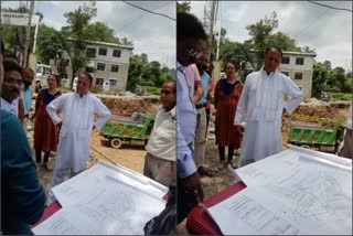 IPH Minister inspects various construction projects in Dharampur