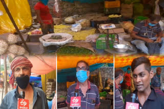 vegetable traders of Mehrauli market sad due to Inflation in delhi