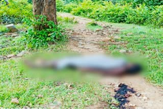Naxalites killed young man in tamar ranchi, naxal in ranchi, crime news of ranchi tamar, नक्सलियों ने तमाड़ रांची में की युवक की हत्या, रांची में नक्सल, रांची में अपराध की खबरें