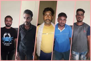 delhi GTB police arrested 5 miscreants in theft case