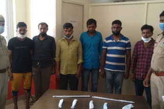 Noida Police arrested 6 crooks in Phase 3 of noida