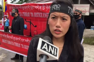 Tibetans in exile protest in Dharmshala, urge Int'l community to stand against China