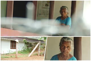 ernakulam  എറണാകുളം  old women  waiting for a way