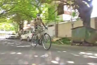 23 years constable work in Bicycle for