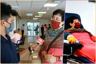 atishi donates blood plasma