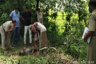 A young man's deadbody was recovered near the field