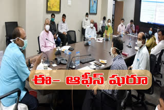 e office started in telangana secretariat