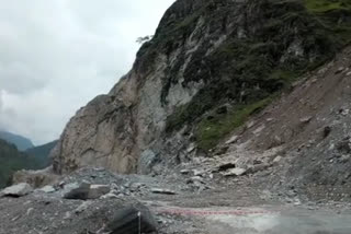 Badrinath highway disrupte