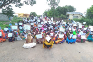 fisheries protest in penchikalpet mandal