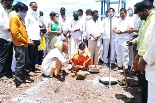 mla bapurao inaugurated raithu vedika buildings in beempur mandal