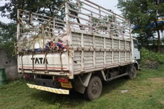 रामगढ़ में अवैध पोड़ा कोयला लदा ट्रक जब्त