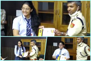 felicitation ceremony for top students of dwarka school