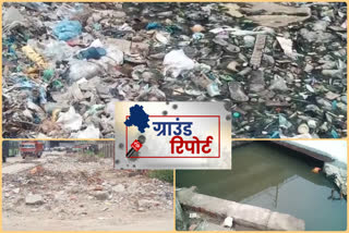 residents of baba haridas nagar colony facing problem of garbage and open drainage
