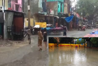 children enjoy rain in noida