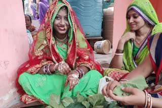 Madhushravani festival celebrates the newly married of Maithil society