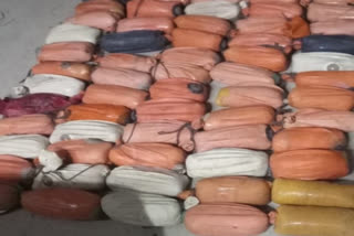 Border Security Force  narcotics package  Pakistan  Ravi river  Gurdaspur  BSF seizes narcotics package
