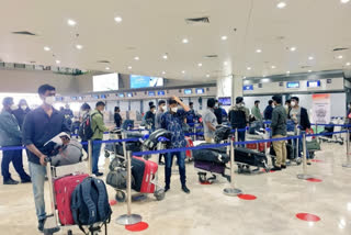 chennai flight arrival corona positive