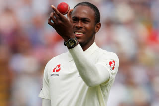 jofra archer received fine and written warning