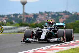 Valtteri bottas topped in third practice of hungarian grand prix