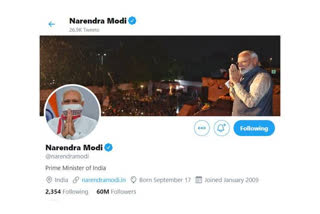 Prime Minister Narendra Modi  PM Modi's twitter  PM Modi's twitter followers  Donald Trump  Barack Obama  Rahul Gandhi  மோடி ட்விட்டர்  மோடி ட்விட்டர் கணக்கு