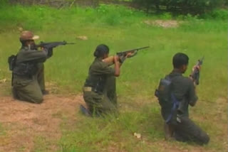 Firing between Maoists and police at vishaka manyam