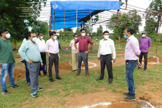 Collector inspected venue of  program organized