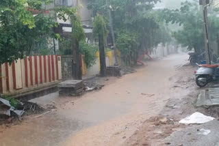 Heavy rain in Shimoga