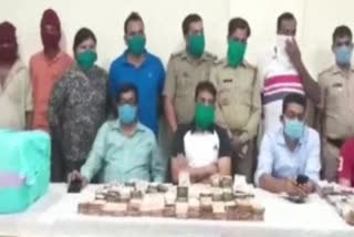 large quantity of cannabis and rs 10 million confiscated in west bengal