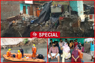 10 houses collapsed in anna nagar slum area after heavy rainfall in delhi