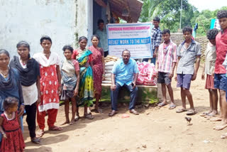 essential goods distributing to tribals in east godavari district