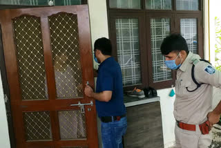 Target of retired officer's home in indore