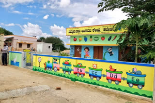 CEO new plan to attract children to anganwadi centers  in karnataka chikkaballapur