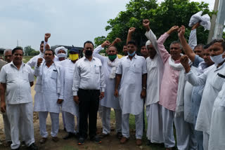 bku farmers protest in kaithal