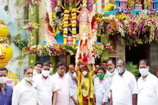 Plain procession of Akkanna Madanna temple at pathabasthi hyderabad