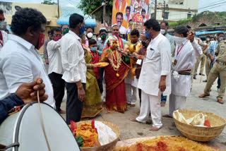 Rangam program at karwan maisamma temple