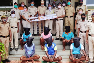 Kelwa Marine Police arrested 6 accuded who attempting robbery in palghar