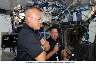 NASA astronauts Robert Behnken and Douglas Hurley,first-ever crewed mission for SpaceX