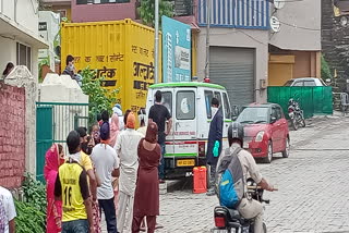 corona sampling in gobindgarh at nahan