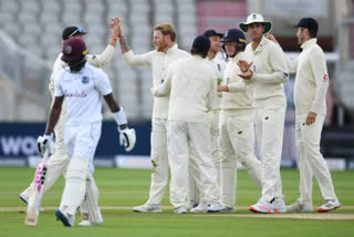 England win 2nd test against West Indies in Old Trafford Manchester