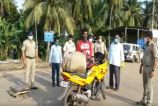 police seized ganja in east godavaridst person arrested