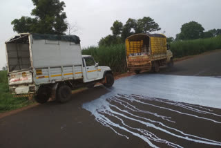 swabhimani shetkari sanghatana start milk agitation kolhapur